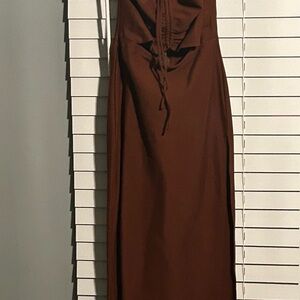 Fashion Nova Brown Maxi Dress